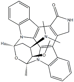 N,N-dimethylstaurosporine Struktur