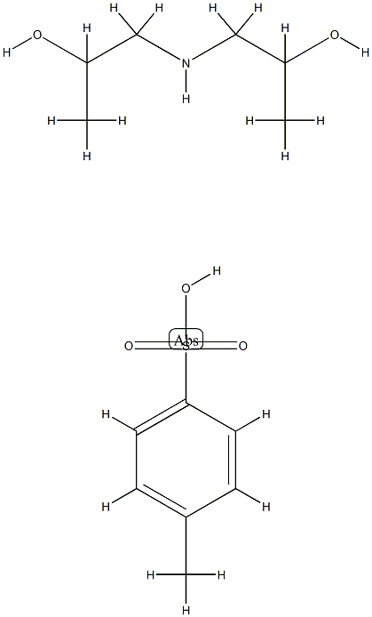 1,1-Iminobis-2-propanol, 4-methyl benzenesulfonate(salt) Struktur