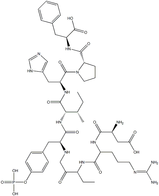 phosphotyrosylangiotensin II Struktur