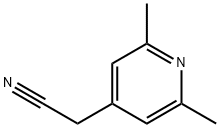 4-Pyridineacetonitrile,2,6-dimethyl-(9CI) Struktur