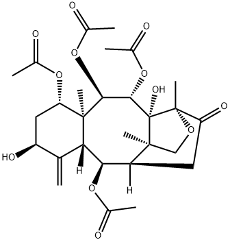 Decinnamoyltaxagifine Struktur