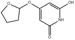 2(1H)-Pyridinone,6-hydroxy-4-[(tetrahydro-2-furanyl)oxy]-(9CI) Struktur