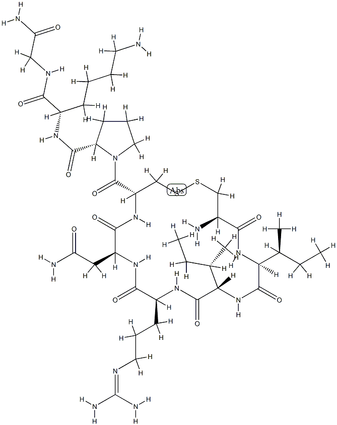 LYS8-CONOPRESSIN S Struktur