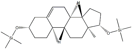 3β,17β-Bis(trimethylsilyloxy)androst-5-ene Struktur