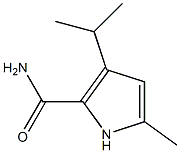 1H-Pyrrole-2-carboxamide,5-methyl-3-(1-methylethyl)-(9CI) Struktur