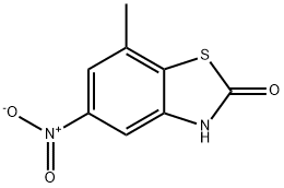 2(3H)-Benzothiazolone,7-methyl-5-nitro-(9CI) Struktur