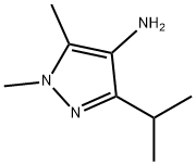 1H-Pyrazol-4-amine,1,5-dimethyl-3-(1-methylethyl)-(9CI) Struktur