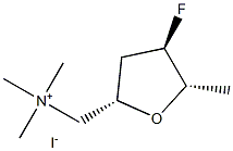 4-deoxy-4-fluoromuscarine Struktur