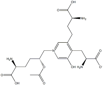 Acetoxy-Lysylpyridinoline Struktur