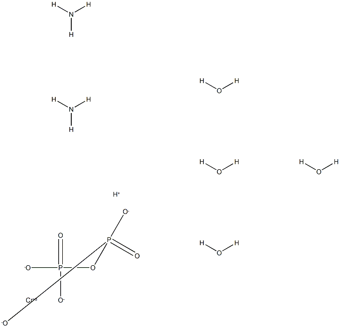 diamminediaqua(pyrophosphato(3-))chromium (III) Struktur