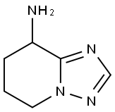 5,6,7,8-四氫-[1,2,4]三唑并[1,5-A]吡啶-8-胺, 132454-36-5, 結(jié)構(gòu)式