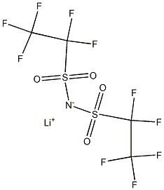 Lithium Bis(pentafluoroethanesulfonyl)imide Struktur