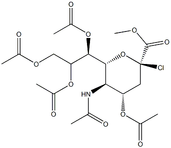 D-glycero-D-galacto-2-Nonulopyranosonic acid, 5-(acetylaMino)-2-chloro-2,3,5-trideoxy-, Methyl ester, 4,7,8,9-tetraacetate