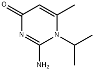 4(1H)-Pyrimidinone,2-amino-6-methyl-1-(1-methylethyl)-(9CI) Struktur