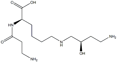 alpha-(beta-alanyl)hypusine Struktur