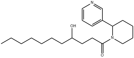 N-(4-hydroxyundecanoyl)anabasine Struktur