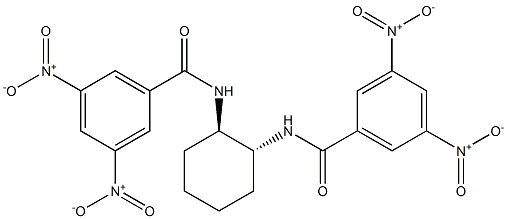 N,N'-(3,5-dinitrobenzoyl)-1,2-diaminocyclohexane Struktur