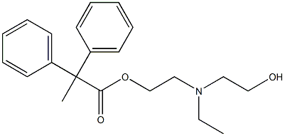 beta-hydroxyethylaprophen Struktur