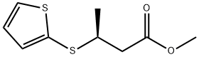 Methyl (3S)-3-(2-thienylthio)butanoate Struktur