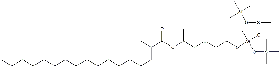 DIMETHICONE PEG-8 ISOSTEARATE Struktur