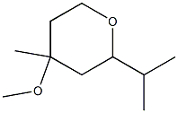 2H-Pyran,tetrahydro-4-methoxy-4-methyl-2-(1-methylethyl)-(9CI) Struktur