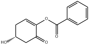 3,2-O-benzoyl-5-hydroxycyclohexanone Struktur