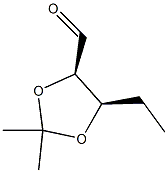 D-erythro-Pentose, 4,5-dideoxy-2,3-O-(1-methylethylidene)- (9CI) Struktur