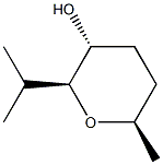 2H-Pyran-3-ol,tetrahydro-6-methyl-2-(1-methylethyl)-,(2alpha,3bta,6alpha)-(9CI) Struktur