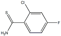 2-CHLORO-4-FLUOROTHIOBENZAMIDE Struktur