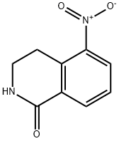 5-Nitro-3,4-dihydroisoquinolin-1(2H)-one Struktur