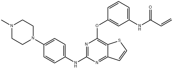 Olmutinib Structure