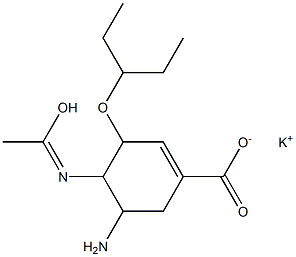 OseltaMivir Acid PotassiuM Salt Struktur