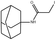 N-(Adamantan-1-yl)-2-iodoacetamide Struktur