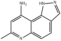 7-Methyl-1H-pyrazolo[3,4-f]quinolin-9-aMine Struktur