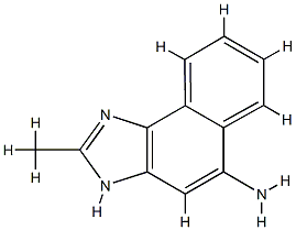 1H-Naphth[1,2-d]imidazol-5-amine,2-methyl-(9CI) Struktur