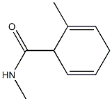 2,5-Cyclohexadiene-1-carboxamide,N,2-dimethyl-(8CI) Struktur