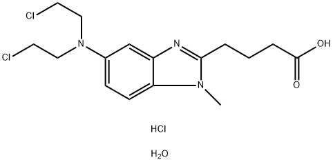 鹽酸苯達(dá)莫司汀一水合物, 1374784-02-7, 結(jié)構(gòu)式