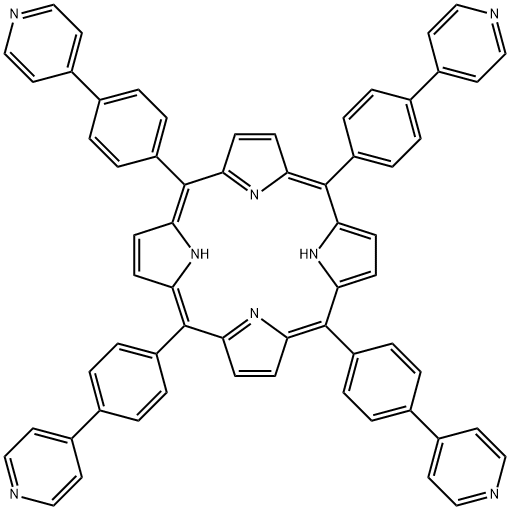 5,10,15,20-TETRAKIS-(4-PYRIDIN-4-YL-PHENYL)-PORPHYRINE Struktur