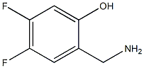 2-(aminomethyl)-4,5-difluorophenol Struktur