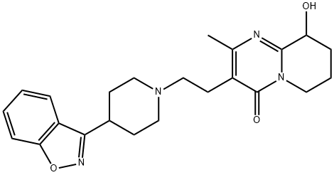 Paliperidone Desfluoro Impurity Struktur