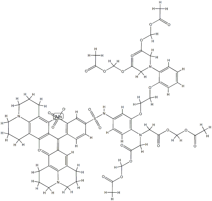 calcium crimson Struktur