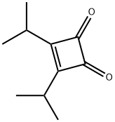 3-Cyclobutene-1,2-dione,3,4-bis(1-methylethyl)-(9CI) Struktur