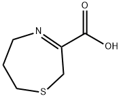 1,4-Thiazepine-3-carboxylicacid,2,5,6,7-tetrahydro-(9CI) Struktur