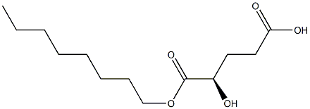 (2R)-Octyl-α-hydroxyglutarate Struktur