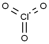 ClO3(.) Struktur