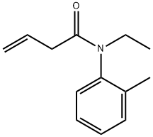 N-Ethyl-3-buteno-o-toluidide Struktur