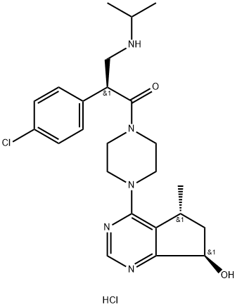 GDC 0068  (Hydrochloride) Struktur