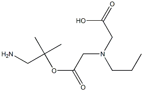 2-((3-aminopropyl)(2-tert-butoxy-2-oxoethyl)amino)acetic acid Struktur