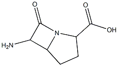 1-Azabicyclo[3.2.0]heptane-2-carboxylicacid,6-amino-7-oxo-(9CI) Struktur