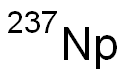 NEPTUNIUM-237 Struktur